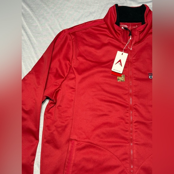 2019 World Series Washington Nationals MLB Antigua Red GolfJacket Size Large - Picture 4 of 16